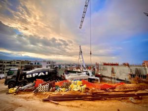 BPAI Ajaccio livraison béton camion toupie et pompe