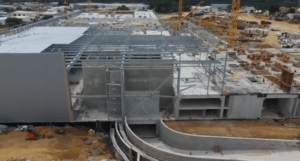 Hypermarché Leclerc - béton dallage finissions extérieures BPAI Ajaccio partenaire Lafarge