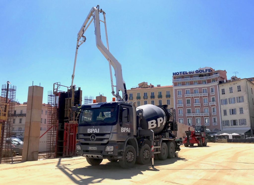 Pompage beton pour couler dans des lieux difficile d’accès